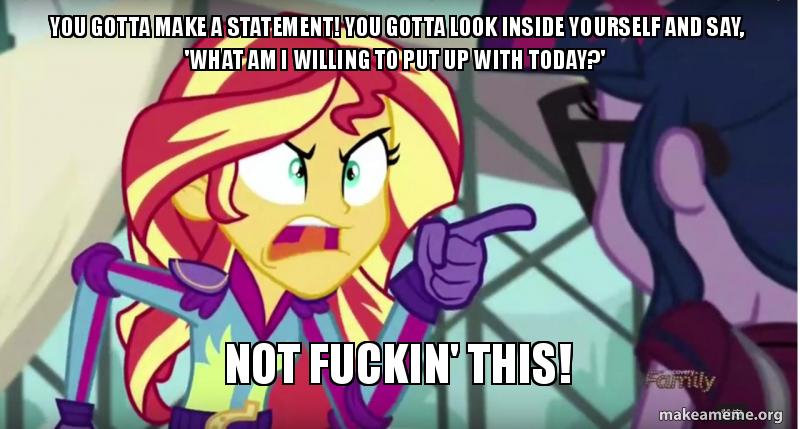 Size: 800x429 | Tagged: safe, derpibooru import, edit, edited screencap, screencap, sci-twi, sunset shimmer, twilight sparkle, equestria girls, caption, game grumps, image macro, meme, obligatory pony, sonic 06, sunset yells at twilight, vulgar