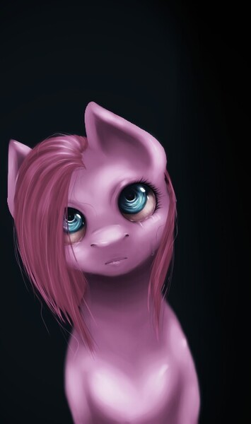 Size: 454x768 | Tagged: artist:h0neymo0n, derpibooru import, pinkamena diane pie, pinkie pie, safe, solo