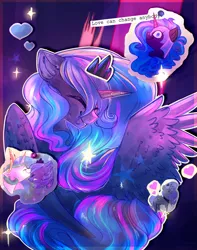 Size: 2096x2661 | Tagged: artist:segraece, color porn, cute, derpibooru import, floppy ears, forehead kiss, heart, lunabetes, nightmare moon, princess celestia, princess luna, royal sisters, s1 luna, safe, solo focus