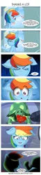 Size: 1675x7148 | Tagged: safe, artist:zsparkonequus, derpibooru import, holly dash, rainbow dash, tank, wild fire, oc, oc:candy cooler, pegasus, pony, card, colored pupils, comic, crying, dialogue, female, floppy ears, hearts and hooves day, mare, sailor venus