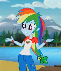 Size: 934x1080 | Tagged: safe, derpibooru import, screencap, rainbow dash, equestria girls, legend of everfree, cropped, cute, dashabetes, discovery kids, solo