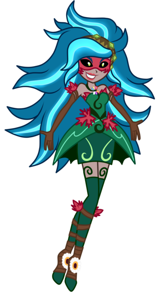 Size: 2000x3500 | Tagged: safe, artist:mixiepie, derpibooru import, gaea everfree, gloriosa daisy, equestria girls, legend of everfree, clothes, floating, geode of empathy, geode of fauna, geode of shielding, geode of sugar bombs, geode of super speed, geode of super strength, geode of telekinesis, magical geodes, simple background, solo, transparent background, vector