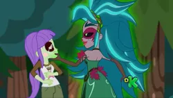 Size: 1366x768 | Tagged: semi-grimdark, derpibooru import, edit, edited screencap, screencap, gloriosa daisy, starlight, equestria girls, legend of everfree, abuse, abuse edit, black eye, discovery kids, edgy, eqg abuse edits, female