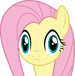 Size: 5438x5526 | Tagged: absurd resolution, artist:kevinerino, :c, derpibooru import, disappoint, faic, fluttershy, las pegasus stare, safe, simple background, solo, .svg available, transparent background, vector, viva las pegasus