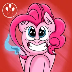 Size: 1500x1500 | Tagged: artist:askpinkiepyro, artist:hellhounds04, crossover, cute, derpibooru import, diapinkes, pinkie pie, pinkie pyro, pyro, safe, solo, team fortress 2