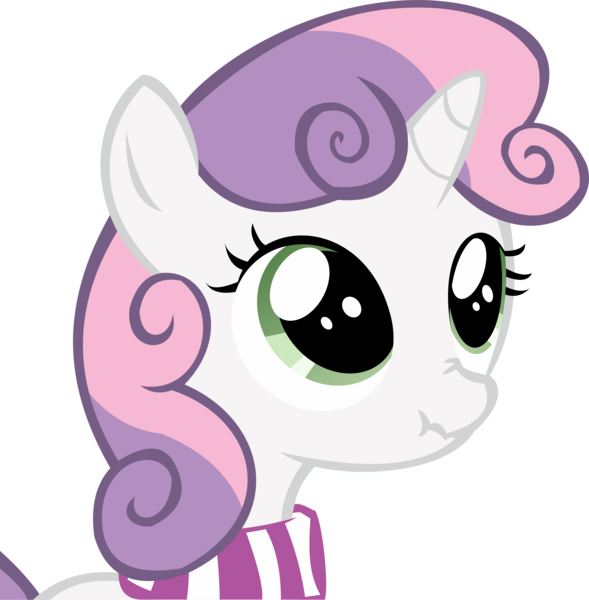 Size: 11311x11515 | Tagged: absurd resolution, artist:cyanlightning, clothes, cute, derpibooru import, diasweetes, safe, scarf, scrunchy face, simple background, solo, .svg available, sweetie belle, transparent background, vector