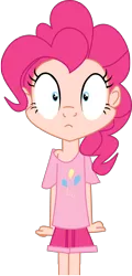 Size: 1246x2603 | Tagged: artist:michaelsety, derpibooru import, every little thing she does, fiducia compellia, human, humanized, hypnosis, hypnotized, looking at you, pinkie pie, safe, scene interpretation, simple background, solo, transparent background, wide eyes