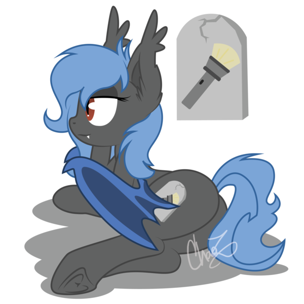 Size: 1600x1600 | Tagged: safe, artist:dr-whiskey, artist:mr-chaoz, derpibooru import, oc, oc:graveyard shift, unofficial characters only, bat pony, pony, plot, prone, solo