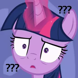 Size: 383x383 | Tagged: alicorn, confused, confused nick young, derpibooru import, edit, edited screencap, meme, ppov, question mark, reaction image, safe, screencap, solo, thousand yard stare, twilight sparkle, twilight sparkle (alicorn), wide eyes