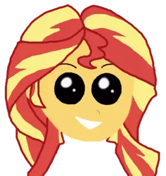 Size: 534x565 | Tagged: safe, artist:sunnyblam, derpibooru import, sunset shimmer, equestria girls, legend of everfree, solo