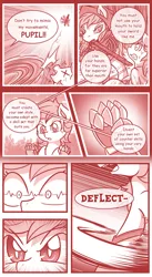 Size: 800x1460 | Tagged: anthro oc, artist:vavacung, comic, comic:chaos future, derpibooru import, flashback, monochrome, oc, oc:little aj, offspring, parent:applejack, parents:canon x oc, parent:unnamed oc, safe, unofficial characters only, wooden sword