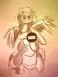 Size: 455x600 | Tagged: safe, artist:schwarz-one, derpibooru import, fluttershy, cupcake, food, sketch, solo