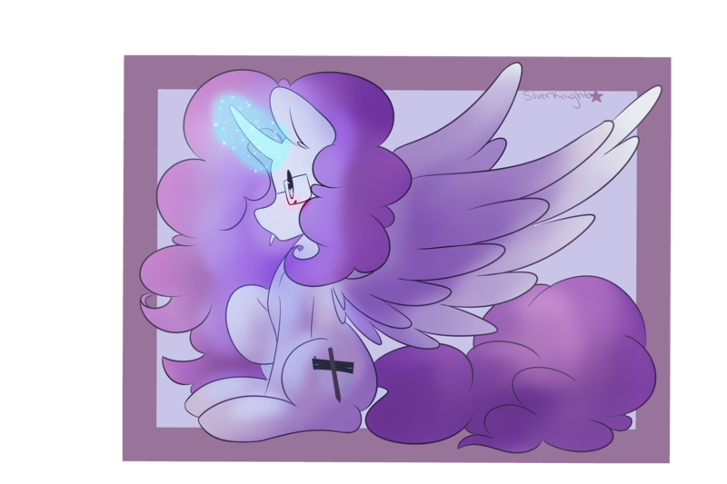 Size: 6000x4000 | Tagged: safe, artist:silverknight27, derpibooru import, oc, oc:silver knight, unofficial characters only, alicorn, pony, absurd resolution, magic, solo