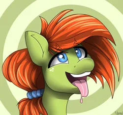 Size: 1024x958 | Tagged: safe, artist:neoncel, derpibooru import, oc, oc:tango, unofficial characters only, earth pony, pony, ahegao, earth pony oc, open mouth, simple background, solo, tongue out