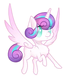 Size: 415x500 | Tagged: artist:dedonnerwolke, derpibooru import, princess flurry heart, safe, simple background, solo, transparent background