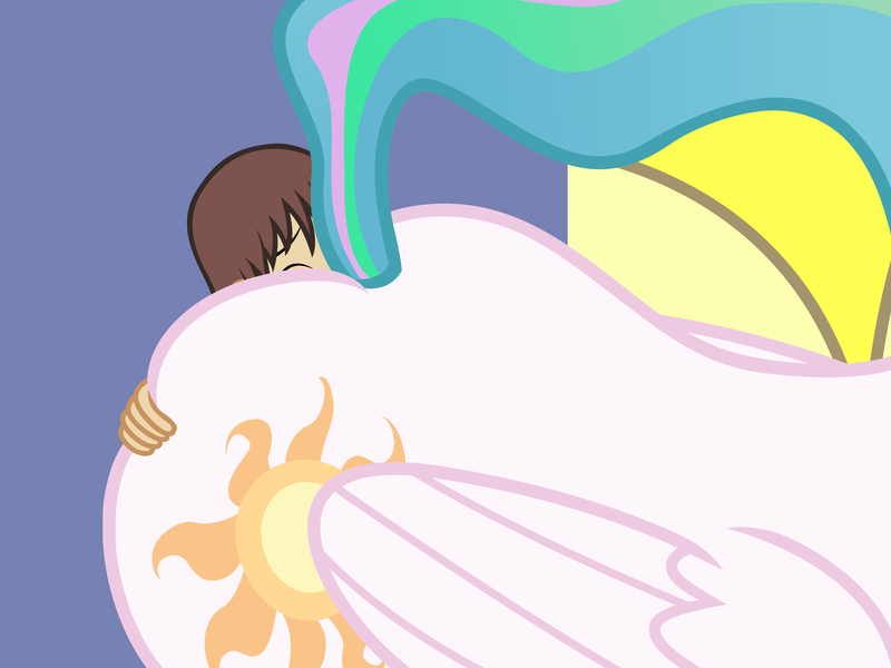 Size: 2845x2134 | Tagged: questionable, artist:badumsquish, derpibooru import, princess celestia, oc, oc:generic messy hair anime anon, human, pony, against wall, analingus, butt kiss, female, giant pony, human male, human male on mare, human on pony action, interspecies, macro, male, oral, plot worship, praise the sun, sex, show accurate, show accurate porn, size difference, softcore, squishy plot, straight