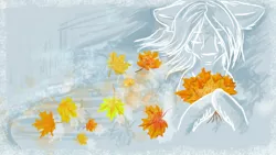 Size: 1280x720 | Tagged: safe, artist:velvetrwings, derpibooru import, oc, unofficial characters only, pony, autumn, autumn leaves, leaves, solo