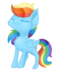 Size: 500x600 | Tagged: safe, artist:dedonnerwolke, derpibooru import, rainbow dash, simple background, solo, transparent background