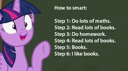 Size: 760x422 | Tagged: safe, derpibooru import, twilight sparkle, twilight sparkle (alicorn), alicorn, pony, adorkable, book, bookhorse, crazy face, cute, derp, dork, faic, funny, learning, meme, nerd, purple smart, solo, that pony sure does love books, twilight's blackboard