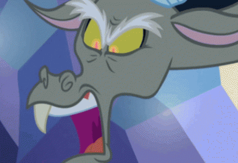 988462 angry, animated, derpibooru import, discord, gif, glowing