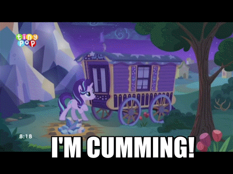 Size: 480x360 | Tagged: questionable, derpibooru import, edit, edited screencap, screencap, starlight glimmer, trixie, pony, unicorn, to where and back again, animated, context is for the weak, explosive orgasm, female, fireworks, gif, i came, if the wagon's a-rocking don't come a-knocking, image macro, implied orgasm, mare, meme, trixie yells at everything, trixie's wagon