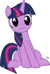 Size: 1500x2182 | Tagged: safe, artist:arifproject, derpibooru import, twilight sparkle, pony, :3, cute, female, mare, simple background, sitting, sitting catface meme, solo, transparent background, twiabetes, twilight cat, vector
