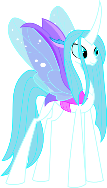 Size: 415x723 | Tagged: artist:invader-matt, changedling, changeling, changeling queen, derpibooru import, purified chrysalis, queen chrysalis, safe, simple background, solo, to where and back again, transparent background