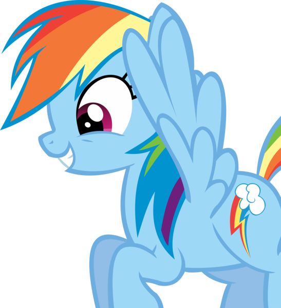 Size: 10642x11664 | Tagged: absurd resolution, artist:cyanlightning, derpibooru import, rainbow dash, safe, simple background, smiling, solo, .svg available, transparent background, vector