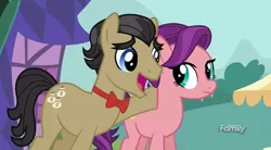 Size: 840x462 | Tagged: safe, derpibooru import, screencap, filthy rich, spoiled rich, pony, where the apple lies, discovery family logo, spoiled milk, spoilthy