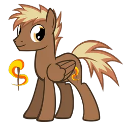 Size: 900x878 | Tagged: safe, artist:the smiling pony, derpibooru import, oc, oc:firebrand, unofficial characters only, pegasus, pony, cutie mark, looking at you, simple background, smiling, solo, transparent background, vector