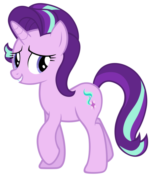 Size: 7000x8200 | Tagged: safe, artist:tardifice, derpibooru import, starlight glimmer, pony, unicorn, every little thing she does, absurd resolution, away, cute, female, glimmerbetes, mare, raised hoof, simple background, smiling, solo, transparent background, vector, walking