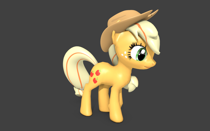 Size: 1920x1200 | Tagged: safe, artist:lavik1988, derpibooru import, applejack, 3d, solo