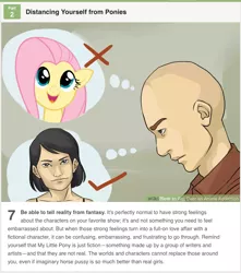 Size: 735x830 | Tagged: anti-brony, derpibooru import, fluttershy, hate, hater, op started shit, parody, ponified, safe, text, trolling, vinesauce, vulgar, wikihow