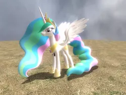 Size: 1024x768 | Tagged: safe, artist:lavik1988, derpibooru import, princess celestia, 3d, solo