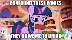 Size: 675x376 | Tagged: confound these ponies, derpibooru import, edit, edited screencap, friendship is magic, hot sauce, image macro, meme, mouth hold, remake, safe, screencap, the dover boys, twilight sparkle