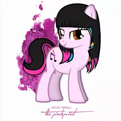 Size: 1280x1280 | Tagged: album cover, artist:aldobronyjdc, cover, derpibooru import, music, nicki minaj, parody, ponified, ponified album cover, safe, solo