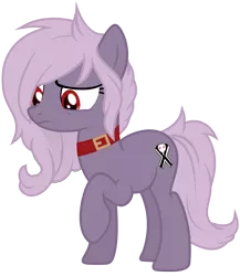 Size: 5500x6336 | Tagged: dead source, safe, artist:matthewboyz, derpibooru import, oc, oc:alephpins, unofficial characters only, earth pony, pony, absurd resolution, base used, chocci, collar, cute, cutie mark, digital art, raised hoof, sad, simple background, solo, transparent background, vector