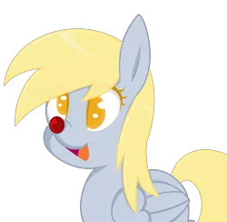 Size: 4320x4208 | Tagged: safe, artist:starshame, derpibooru import, derpy hooves, pegasus, pony, absurd resolution, female, mare, red nose, simple background, solo, transparent background