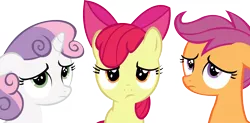 Size: 15980x7873 | Tagged: absurd resolution, apple bloom, artist:cyanlightning, cutie mark crusaders, derpibooru import, ribbon, safe, scootaloo, simple background, .svg available, sweetie belle, transparent background, vector