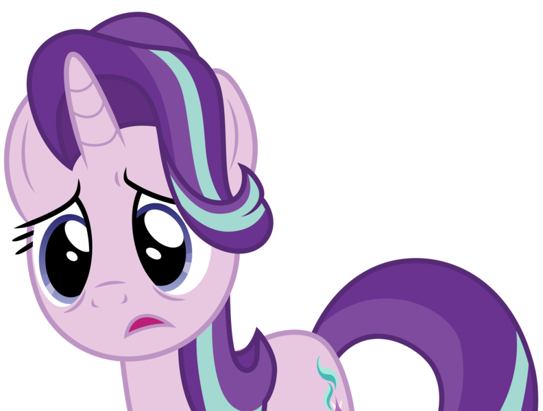 Size: 3961x3002 | Tagged: safe, artist:cloudyglow, artist:illumnious, derpibooru import, starlight glimmer, pony, unicorn, .ai available, female, frown, mare, open mouth, simple background, solo, transparent background, upset, vector