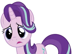 Size: 3961x3002 | Tagged: safe, artist:cloudyglow, artist:illumnious, derpibooru import, starlight glimmer, pony, unicorn, .ai available, female, frown, mare, open mouth, simple background, solo, transparent background, upset, vector