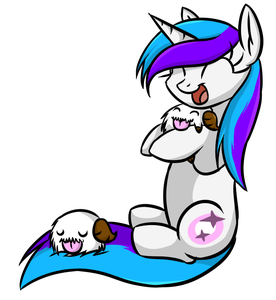 Size: 276x300 | Tagged: artist:commypink, cutie mark, derpibooru import, eyes closed, happy, league of legends, oc, oc:icy shimmer, poro, safe, simple background, sitting, smiling, solo, transparent background, unofficial characters only, vector