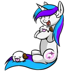 Size: 276x300 | Tagged: artist:commypink, cutie mark, derpibooru import, eyes closed, happy, league of legends, oc, oc:icy shimmer, poro, safe, simple background, sitting, smiling, solo, transparent background, unofficial characters only, vector