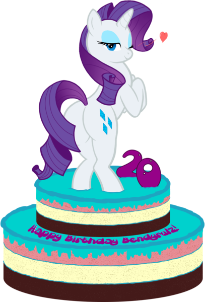 Size: 823x1214 | Tagged: suggestive, artist:cubonator, derpibooru import, rarity, pony, unicorn, birthday cake, cake, food, looking back, one eye closed, plot, solo, wink