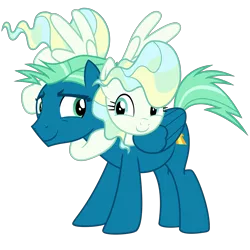 Size: 3000x3000 | Tagged: safe, artist:cheezedoodle96, derpibooru import, sky stinger, vapor trail, pegasus, pony, top bolt, .svg available, c:, cute, eye contact, female, flying, glomp, hug, male, mare, shipping, simple background, smiling, spread wings, stallion, straight, svg, transparent background, vaporbetes, vaporsky, vector, wings