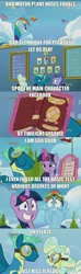 Size: 1920x6471 | Tagged: safe, derpibooru import, edit, edited screencap, screencap, rainbow dash, sky stinger, twilight sparkle, twilight sparkle (alicorn), vapor trail, alicorn, pony, top bolt, wonderbolts academy, clothes, episode meme compilation, meme, wonderbolts, wonderbolts uniform