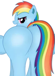 Size: 4167x5833 | Tagged: absurd resolution, anatomically incorrect, artist:thundy-r, derpibooru import, female, flank, grin, looking at you, looking back, plot, rainbow dash, rear view, sexy, simple background, smiling, solo, solo female, spread wings, suggestive, transparent background