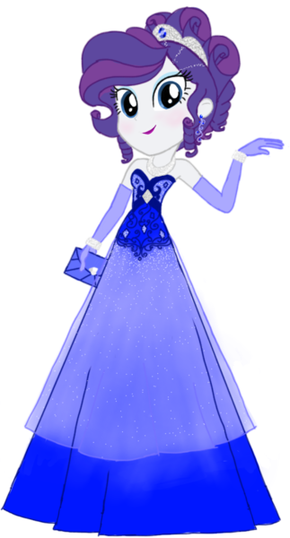 Size: 690x1280 | Tagged: safe, artist:tsundra, derpibooru import, rarity, equestria girls, alternate costumes, alternate hairstyle, beautiful, blue, clothes, dress, simple background, solo, transparent background