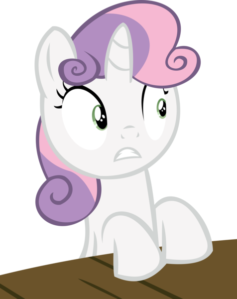 Size: 9960x12556 | Tagged: absurd resolution, artist:cyanlightning, derpibooru import, safe, simple background, solo, .svg available, sweetie belle, table, transparent background, twilight time, vector
