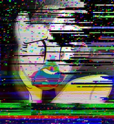 Size: 1000x1080 | Tagged: 28 pranks later, artist:wheredamaresat, cookie zombie, corrupted, databending, derpibooru import, error, glitch, glitch art, kill me, rarara, rarity, safe, solo, zombie